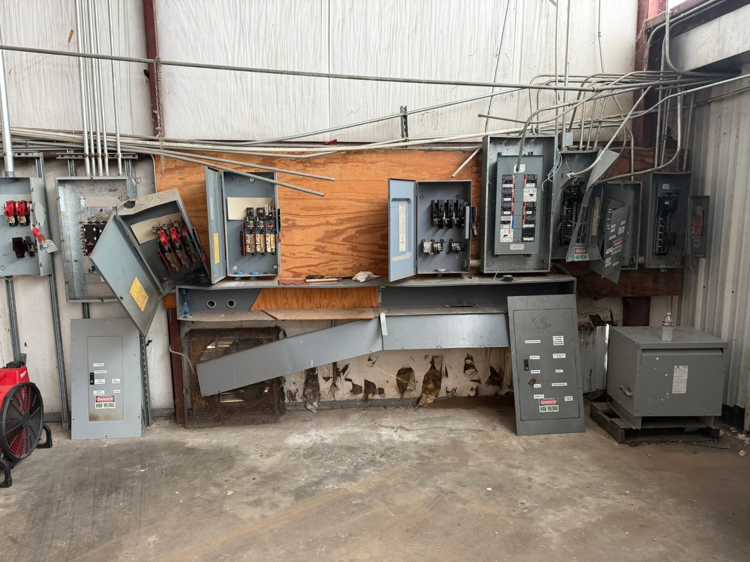 Commercial Panel Overhaul before work
